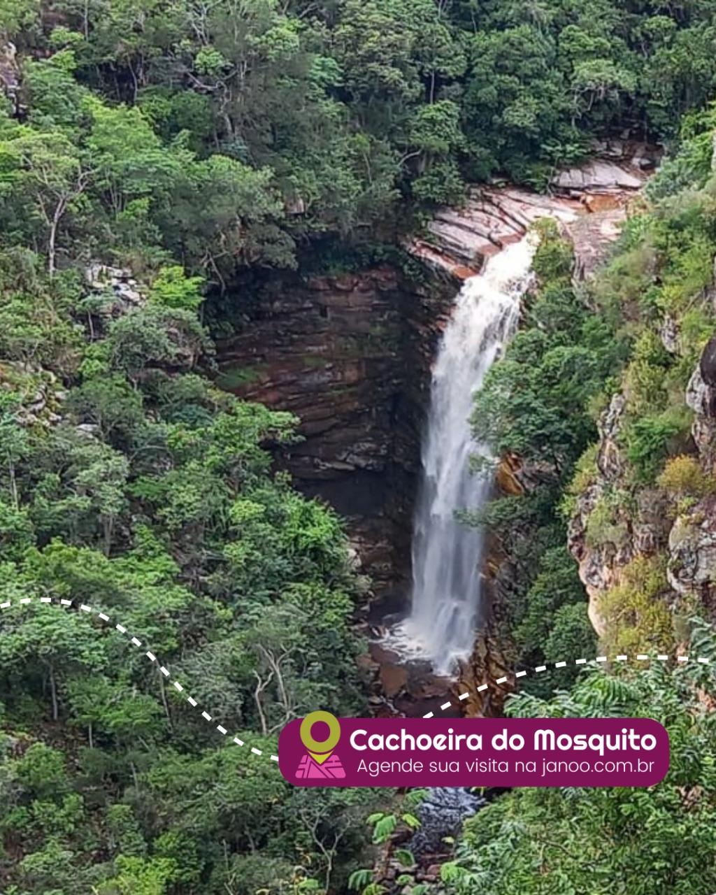 Cachoeira do Mosquito, em Lençóis, oferece agendamento online para visitantes